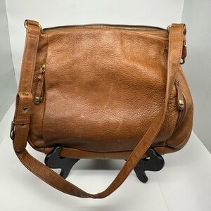 Genuine Leather Versatile Stone Mountain Rugged Satin Lined Purse Bag Satchel